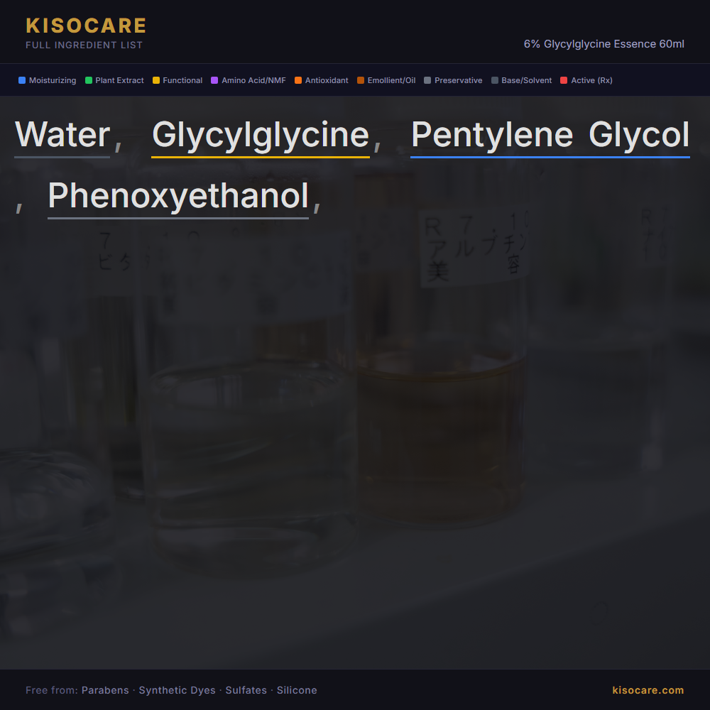 KISOCARE 6% Glycylglycine Essence 60ml