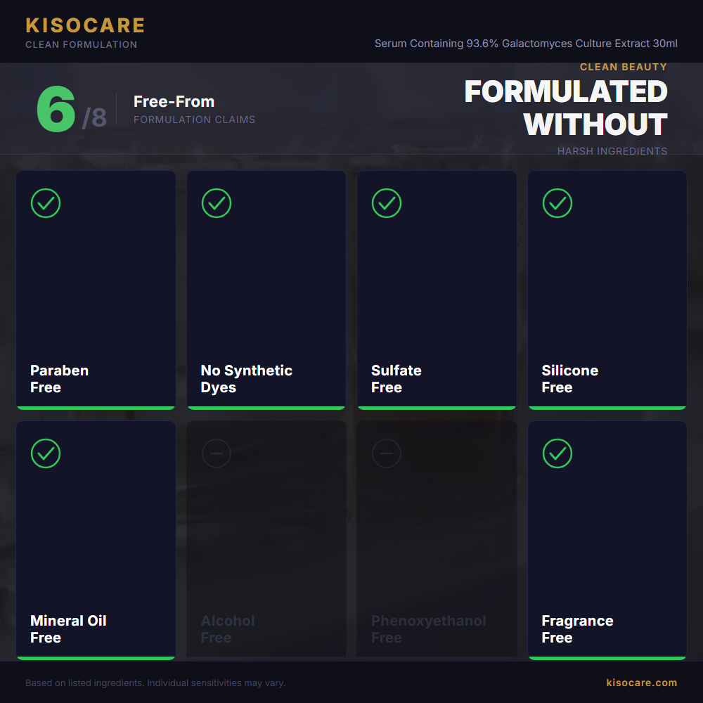 KISOCARE Serum Containing 93.6% Galactomyces Culture Extract 30ml