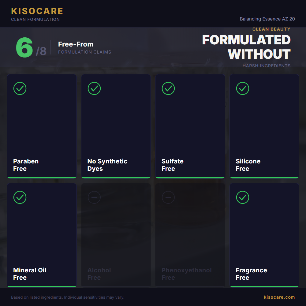Kisocare Balancing Essence AZ20 free-from